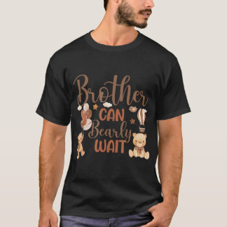Camiseta Hermano Puede Esperar El Oso Género Niño Neutral