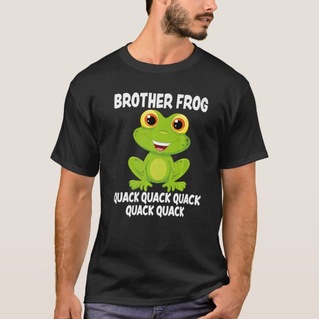 Camiseta Hermano Rana Animal Pun Love Anfibios Toad Frogs (Anverso)