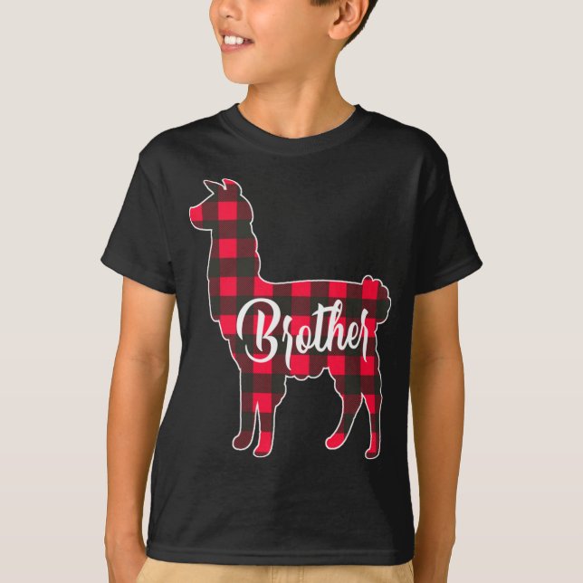 Camiseta Hermano Rojo Llama a Navidades a la familia (Anverso)