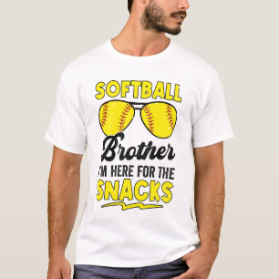 Camiseta Hermano Softball, estoy aquí para el fondo de los 