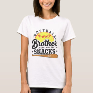 Camiseta Hermano Softll Estoy Aquí Solo Por Los Snacks Dive