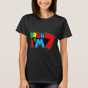 Camiseta Hermano soy 7 Es mi cumpleaños número 7 Siete años