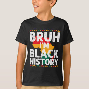 Camiseta Hermano soy el mes de la historia negra hombres ad