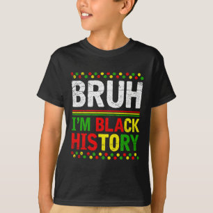 Camiseta Hermano, soy Mes de la Historia Negra Melanina Afr