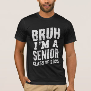 Camiseta Hermano, soy un estudiante de último año, graduaci