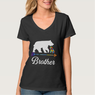 Camiseta Hermano Sufre Autismo Conciencia Hermano Autista O