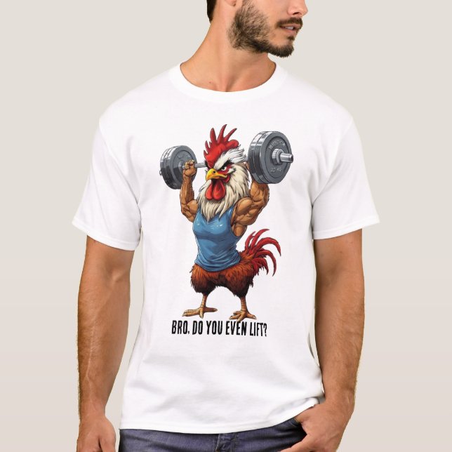 Camiseta Hermano, ¿te levantas? Gracioso elevador de energí (Anverso)