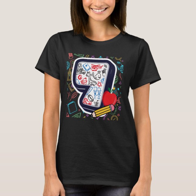 Camiseta Hermano, tengo 7 años, es gracioso. (Anverso)