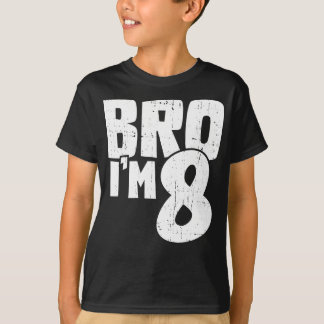 Camiseta Hermano, tengo 8 regalos para el cumpleaños