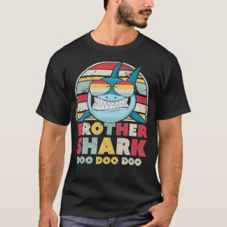 Camiseta Hermano Tiburón Regalo Para Niños