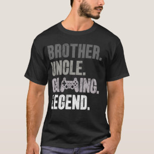 Camiseta Hermano Tío Gaming Leyenda Videojuegos Uncl