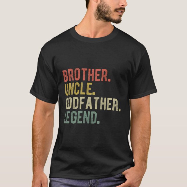 Camiseta Hermano tío padrino Leyenda (Anverso)