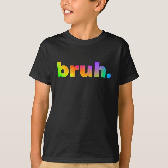 Camiseta Hermano Tipo Hermano Brah Tie Dye jerga (Anverso)
