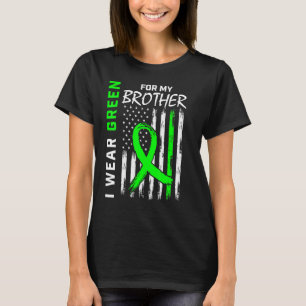 Camiseta Hermano Verde Enfermedad del riñón Parálisis cereb