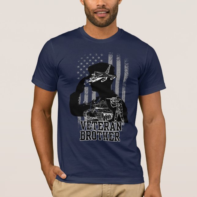 Camiseta Hermano Veterano (Anverso)
