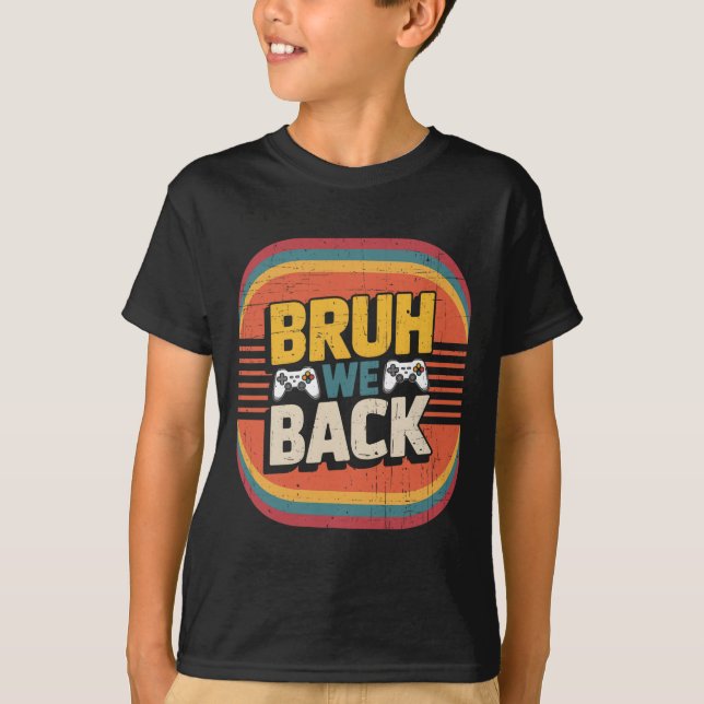 Camiseta Hermano Volvemos A La Escuela Feliz Primer Día Pro (Anverso)