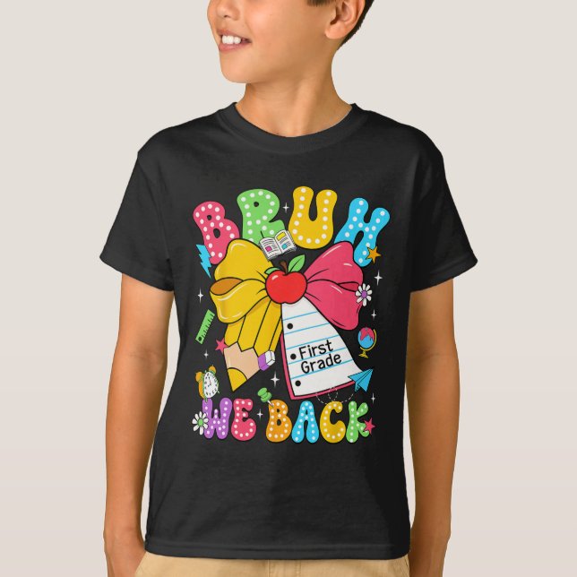 Camiseta Hermano Volvemos Grado Primero Arco De Lápiz De Re (Anverso)