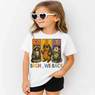 Camiseta Hermano Volvemos Mapache Capibara Zarigüeya Escu