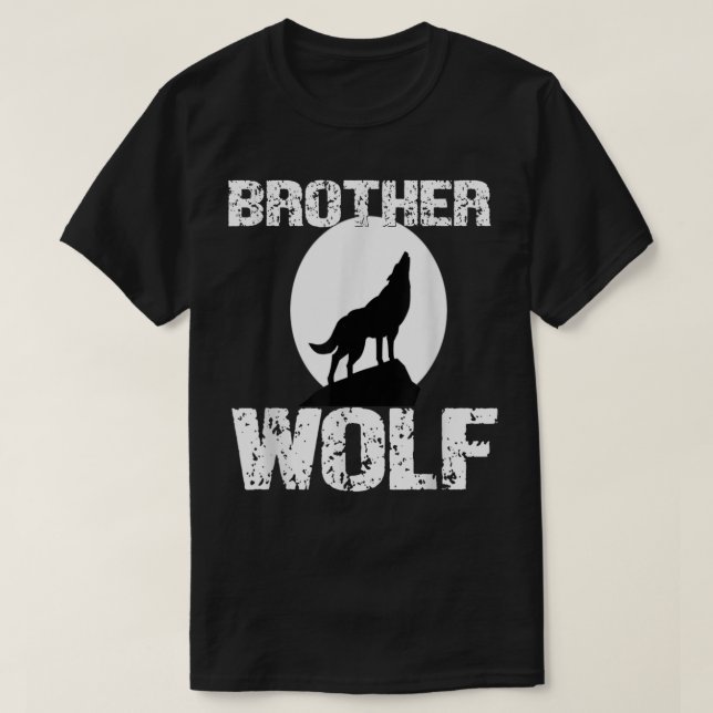 Camiseta Hermano Wolf Shirt Matando a la tribu de la famili (Diseño del anverso)