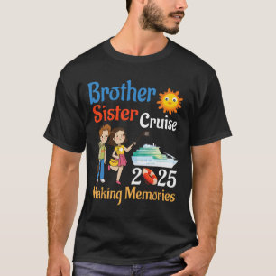 Camiseta Hermano Y Hermana Crucero 2025 Viaje Creando Recue