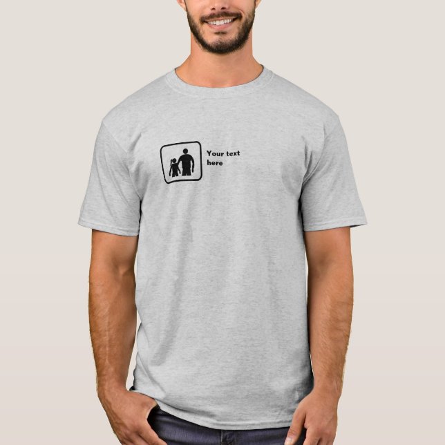 Camiseta Hermano y hermana (logotipo pequeño) — Personaliza (Anverso)