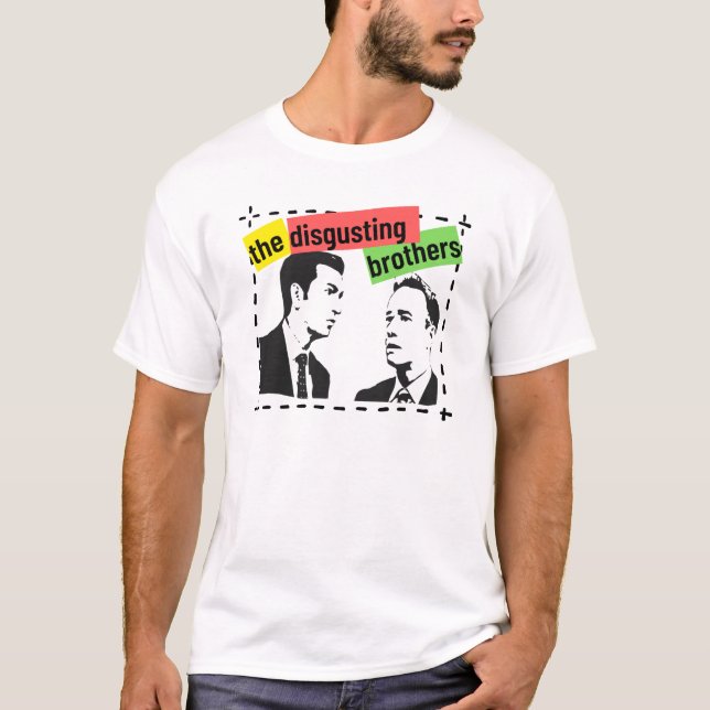 Camiseta Hermanos asquerosos (Anverso)