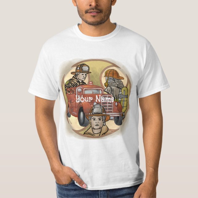 Camiseta Hermanos de bomberos malteses (Anverso)