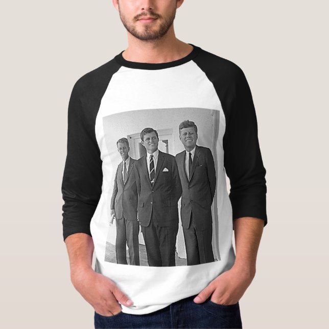 Camiseta Hermanos de Kennedy, Juan, Ted, Roberto (Anverso)