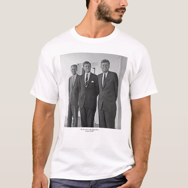 Camiseta Hermanos de Kennedy, Juan, Ted, Roberto (Anverso)