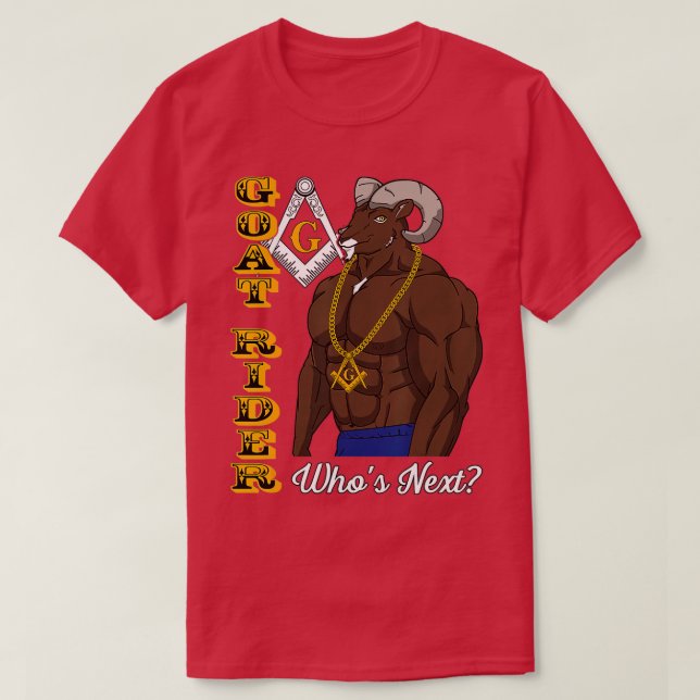 Camiseta Hermanos Masons Goat Rider Quienes Próximos Padres (Diseño del anverso)