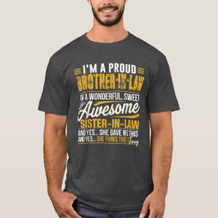 Camiseta Hermanos orgullosos de sus cuñados