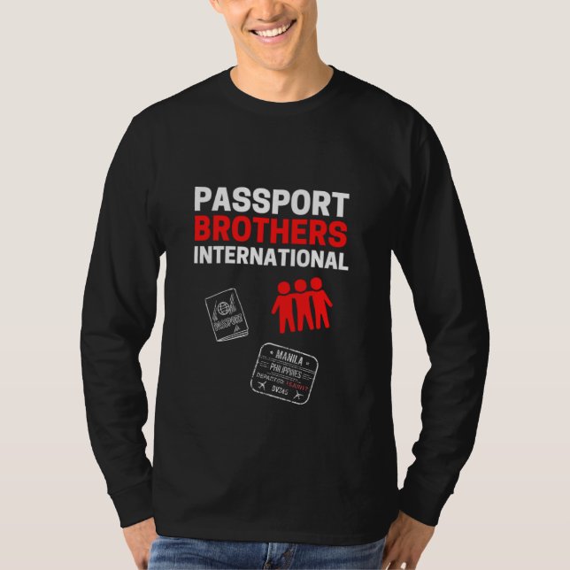 Camiseta Hermanos Pasaporte Internacional Filipinas (Anverso)