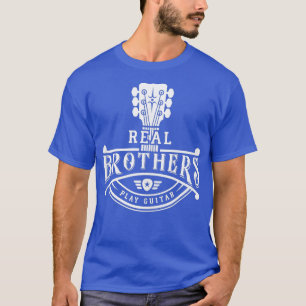 Camiseta Hermanos Reales, músico de GItarrist, toca el cuel