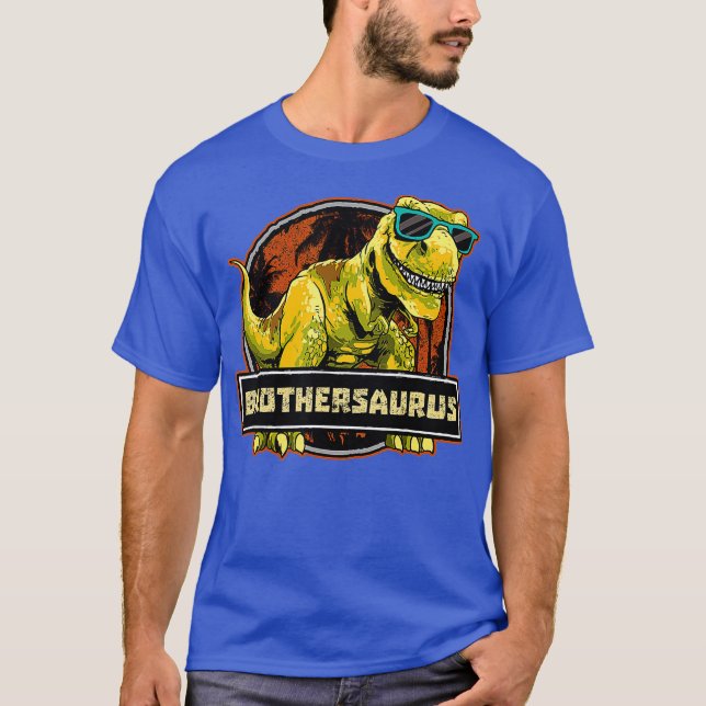 Camiseta Hermanos Saurus Shirt T rex Brother Saurus Boys (Anverso)