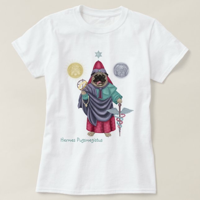 Camiseta Hermes Pugsmegistus T-Shirt (Diseño del anverso)