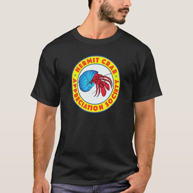 Camiseta Hermit Crab Apreciation Society (Anverso)