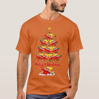 Camiseta Hermit Crab Christmas Tree Lights Funny Hermit Cra