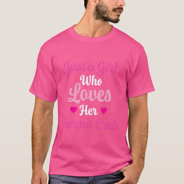Camiseta Hermit Crab Design Para Mujeres Que Aman Su Hermit (Anverso)