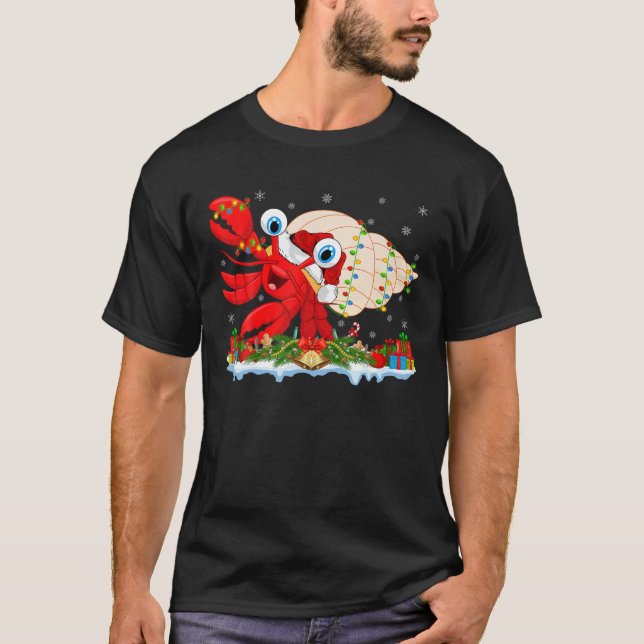 Camiseta Hermit Crab Fish Lover Matching Santa Hermit Crab (Anverso)