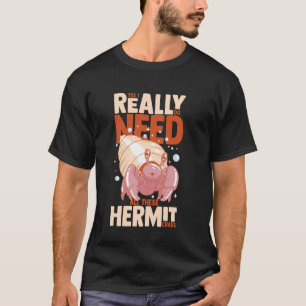 Camiseta Hermit Crab Funny Animals Cute Mascota