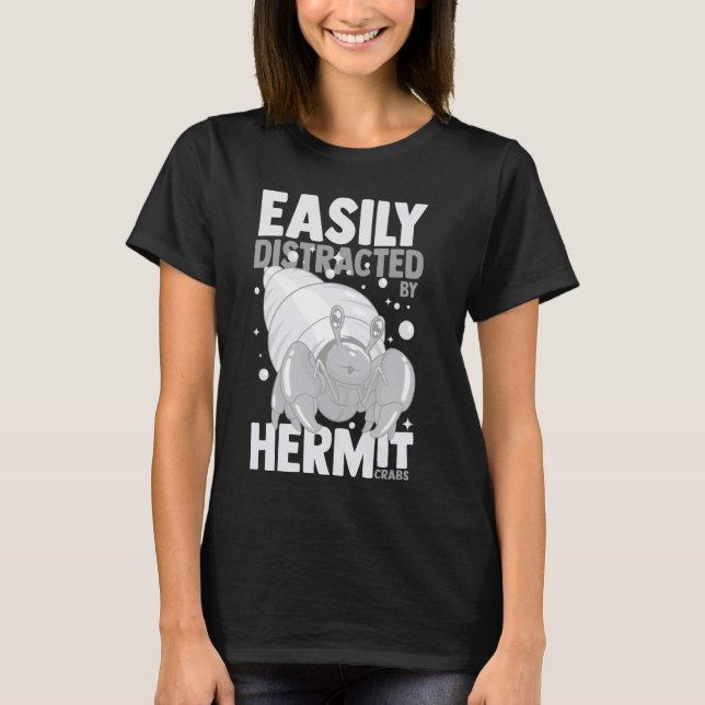 Camiseta Hermit Crab Funny Animals Cute Mascota (Anverso)
