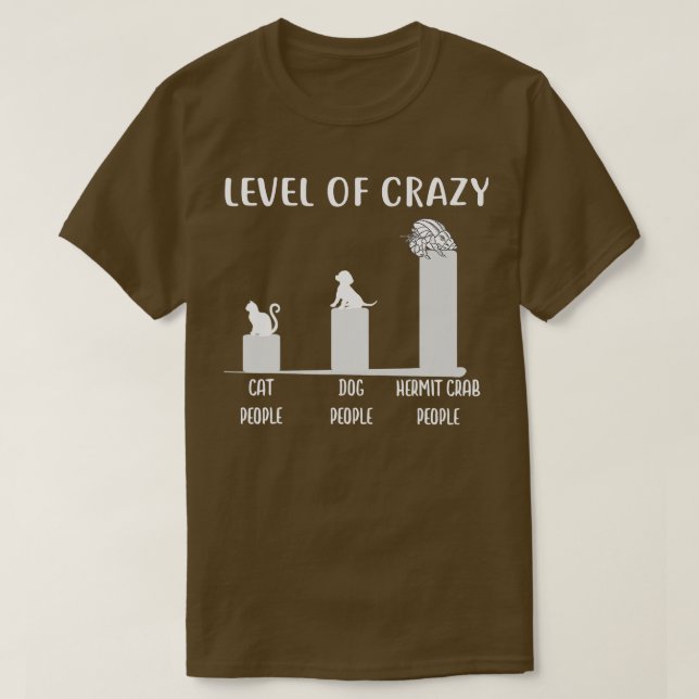 Camiseta Hermit Crab Level of Crazy Hermit Crab Tee (Diseño del anverso)