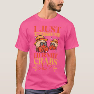 Camiseta Hermit Crab Lover Crustacean Animal Funny Mascota