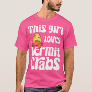 Camiseta Hermit Crab Lover Ocean Animal Mascota Hermit Crab