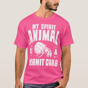 Camiseta Hermit Crab Mascota concha Hábitat
