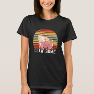 Camiseta Hermit Crab Sea Animals Retro asombroso Claw Hermi
