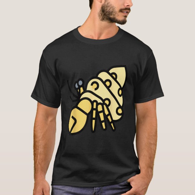 Camiseta Hermit Crab Sea Shell Animal Shellfish Fun (Anverso)