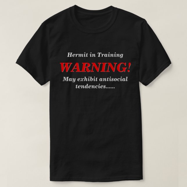 Camiseta Hermit en la formación del DK antisocial (Diseño del anverso)