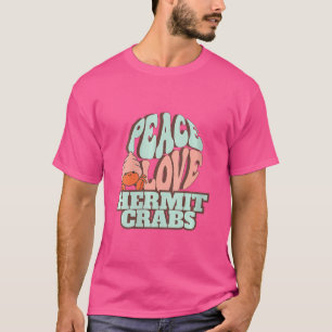 Camiseta Hermit Mascota de animales de mar de cangrejos her