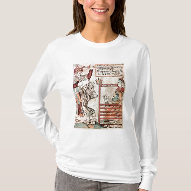 Camiseta Hermod a horcajadas en Sleipnir (Anverso)